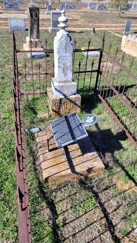 John Bate Berry Gravestone and Marker image. Click for full size.
