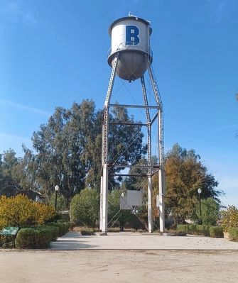 B.H.S. Water Tower and Marker image. Click for full size.