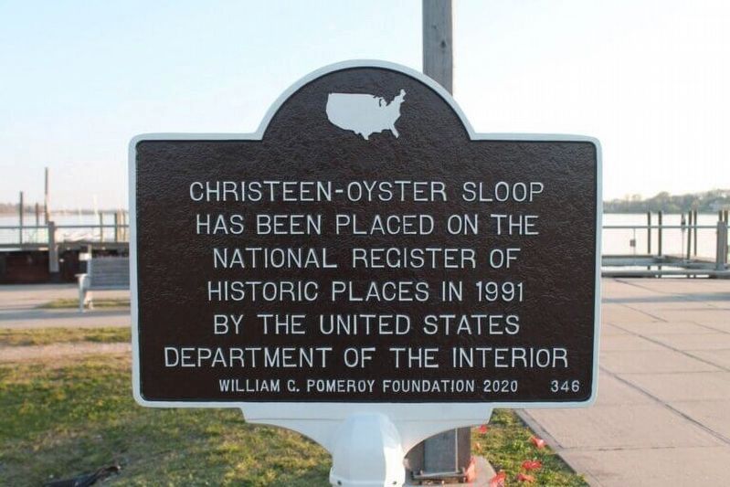 Christeen-Oyster Sloop Marker image. Click for full size.