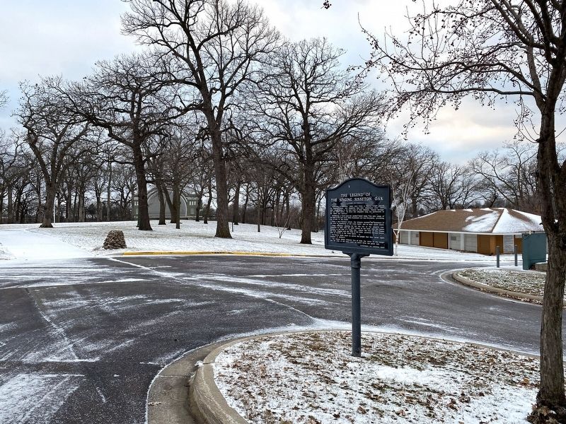 The Legend of the Singing Sisseton Oak Marker image. Click for full size.
