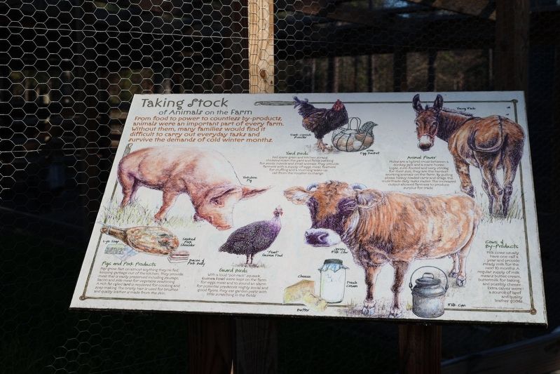 Taking Stock of Animals on the Farm Marker. Click for full size. Taking Stock of Animals on the Farm Marker image. Click for full size.