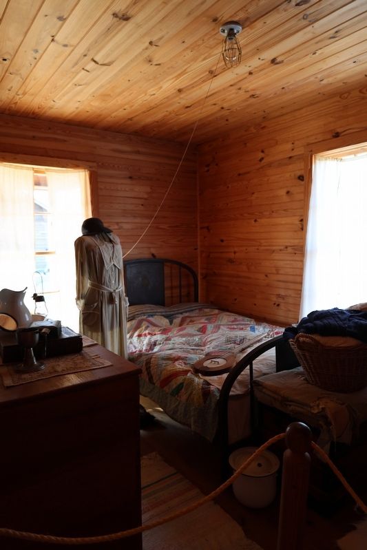 Farm House Bedroom, Bed Chamber,Quilts, Musical instruments image. Click for full size.