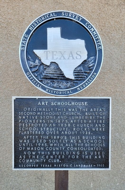 Art Schoolhouse Marker image. Click for full size.