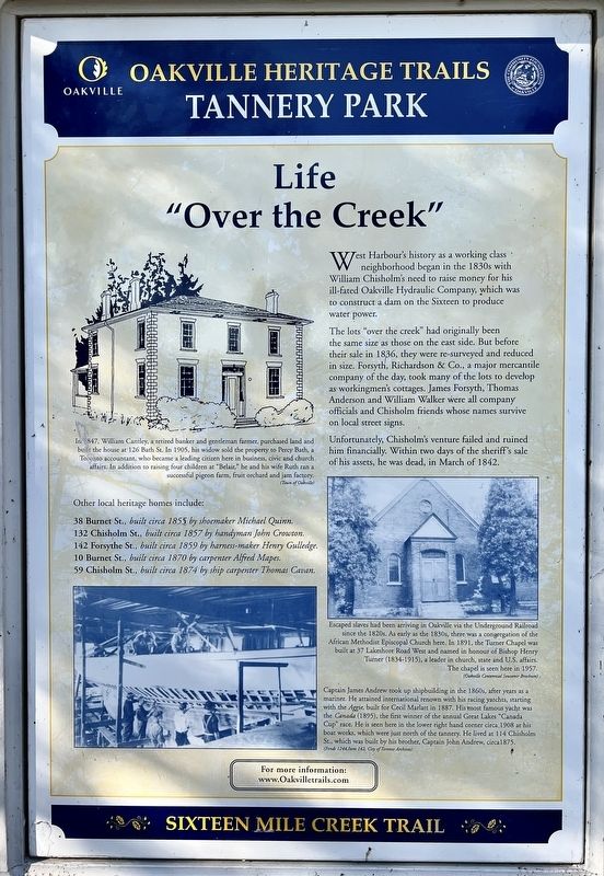 Life Over the Creek Marker image. Click for full size.