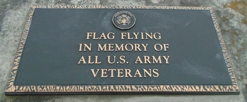 Veterans Memorial U.S. Army Veterans Marker image. Click for full size.