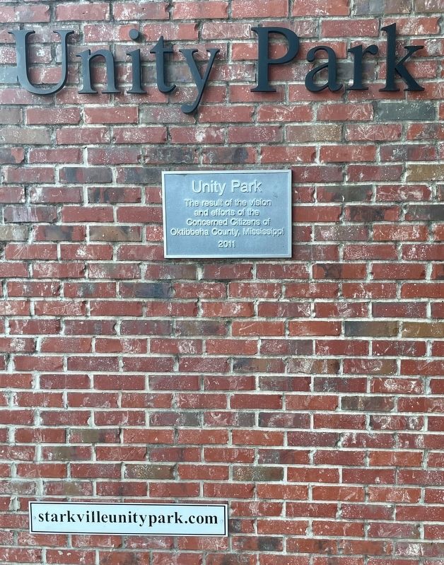 Unity Park plaque image. Click for full size.
