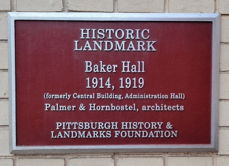 Baker Hall Marker image. Click for full size.
