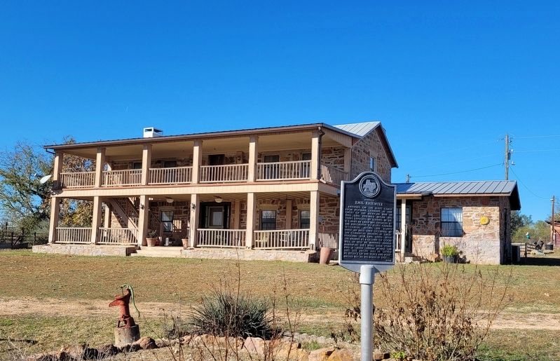 The Homesite of Emil Kriewitz and Marker image. Click for full size.