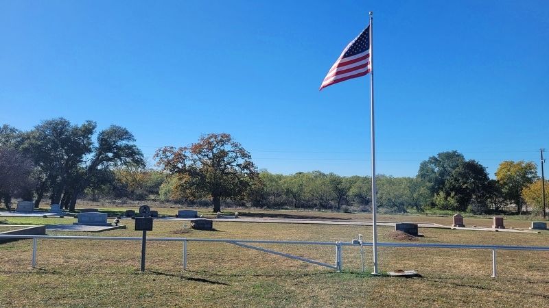 The view of the entrance to the St. John Lutheran Church Cemetery image. Click for full size.