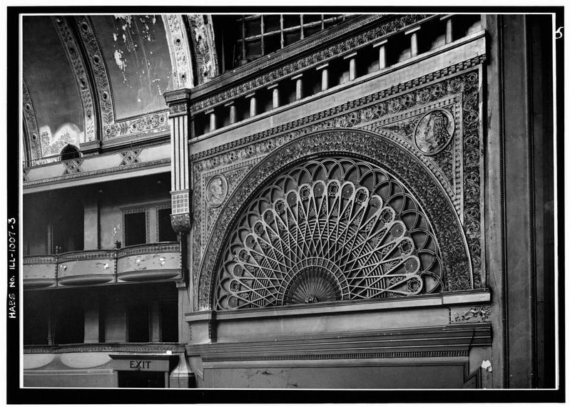 Auditorium Theater interior detail image. Click for full size.