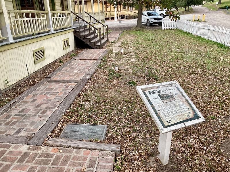 Newhall Ranch House Marker and Plaque image. Click for full size.
