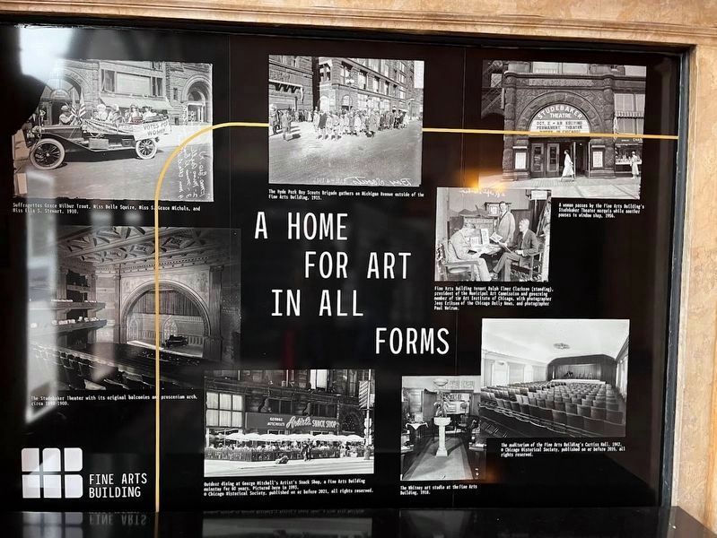 "A home for art in all forms". Click for full size. "A home for art in all forms" image. Click for full size.