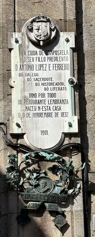 Don Antonio Lopez e Ferreiro Marker image. Click for full size.