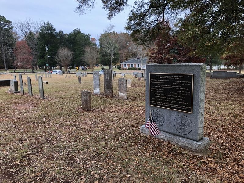 In Memory of the Revolutionary War Patriots of Hopewell Presbyterian Church Marker image. Click for full size.