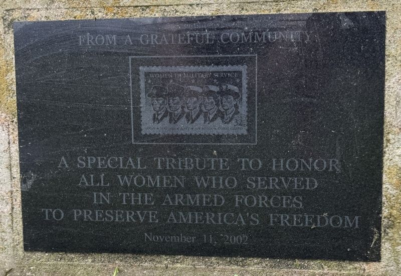 Women in Military Service Marker image. Click for full size.