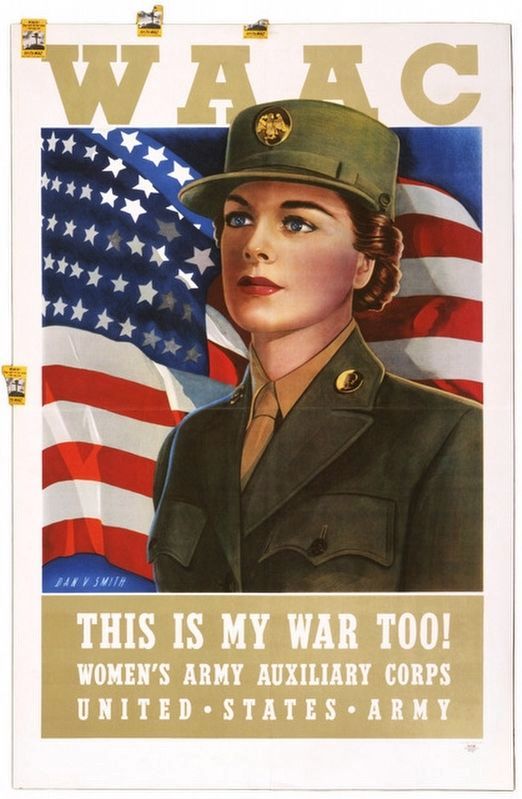Womens Auxiliary Military Corps Poster image. Click for full size.