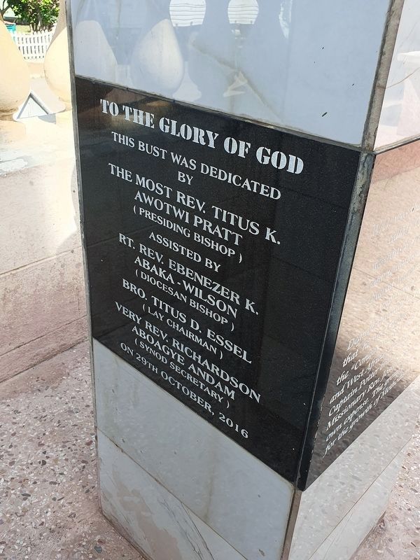 Rev. Thomas Birch Freeman Dedicatory Tablet. Click for full size. Rev. Thomas Birch Freeman Dedicatory Tablet image. Click for full size.