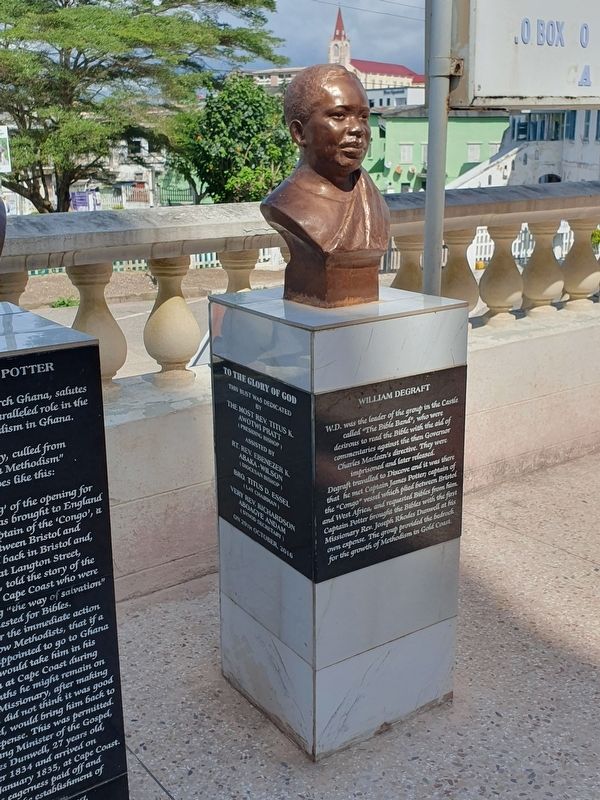 William Degraft Marker and Bust image. Click for full size.