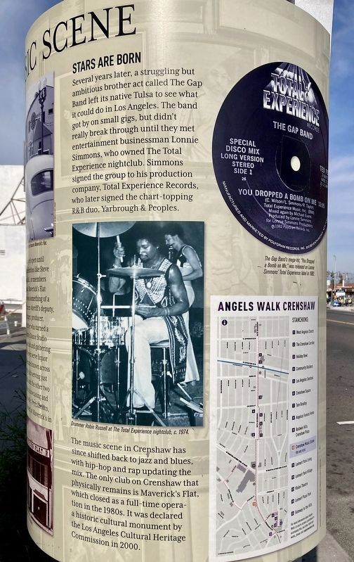 Crenshaw Music Scene Marker. Click for full size. Crenshaw Music Scene Marker image. Click for full size.