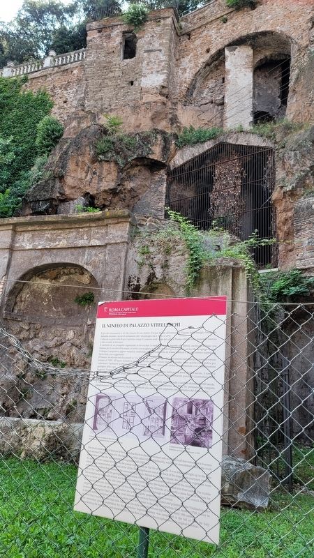 Il Ninfeo di Palazzo Vitelleschi / The Nymphaeum of Palazzo Vitelleschi Marker. Click for full size. Il Ninfeo di Palazzo Vitelleschi / The Nymphaeum of Palazzo Vitelleschi Marker image. Click for full size.
