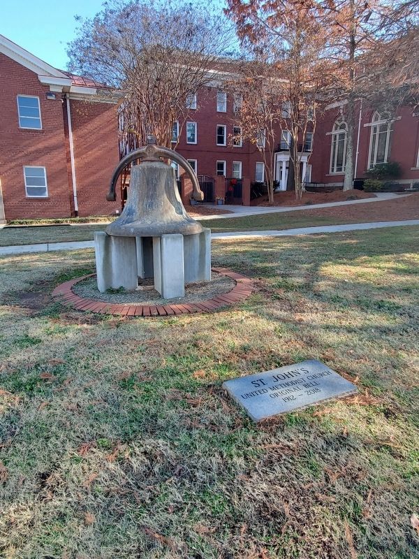 St. John's United Methodist Church Original Bell. Click for full size. St. John's United Methodist Church Original Bell image. Click for full size.