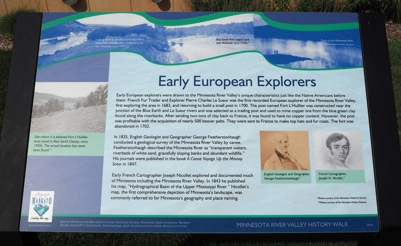 Early European Explorers Marker image. Click for full size.