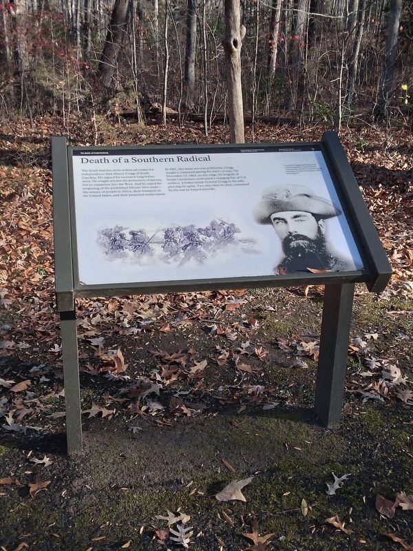 Death of a Southern Radical Marker. Click for full size. Death of a Southern Radical Marker image. Click for full size.