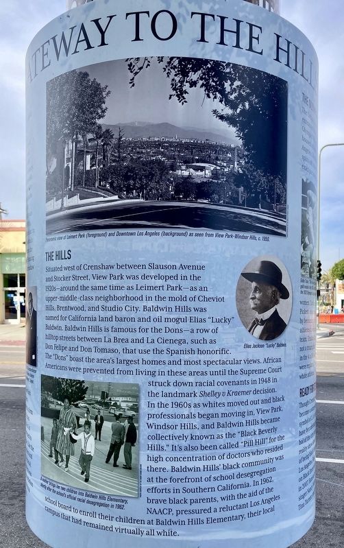 Gateway to the Hills Marker. Click for full size. Gateway to the Hills Marker image. Click for full size.