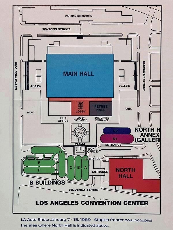 Convention Center Diagram - 1989 image. Click for full size.