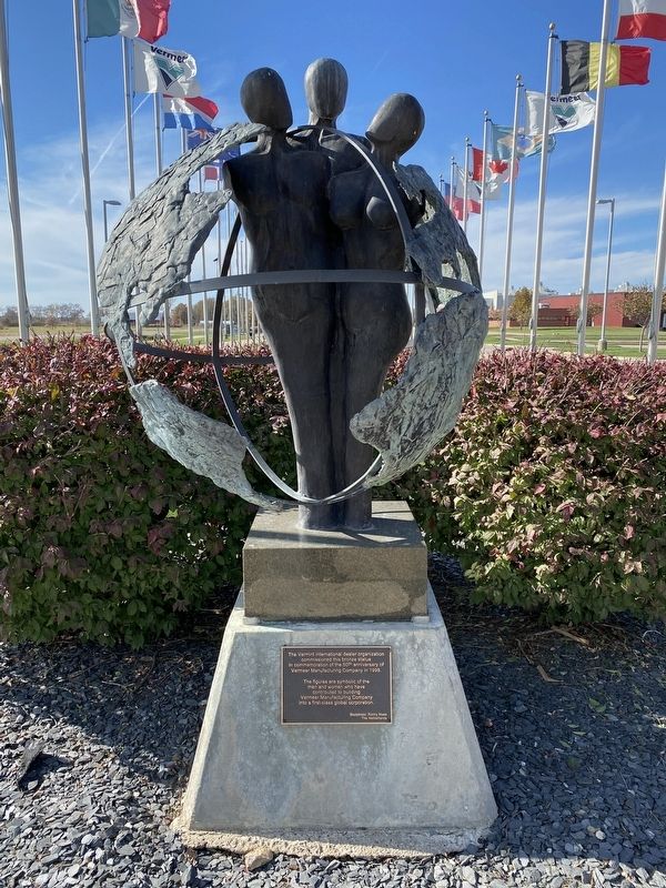 Statue in front of the Global Pavilion. Click for full size. Statue in front of the Global Pavilion image. Click for full size.