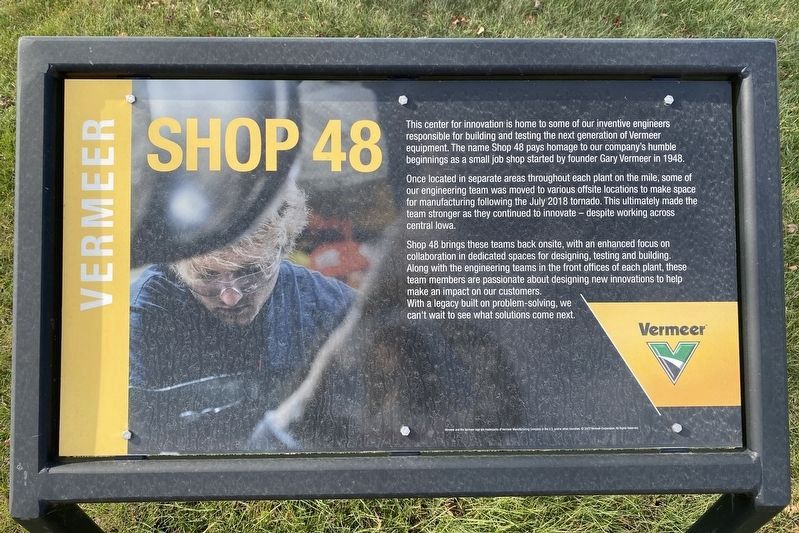 Vermeer Shop 48 Marker. Click for full size. Vermeer Shop 48 Marker image. Click for full size.