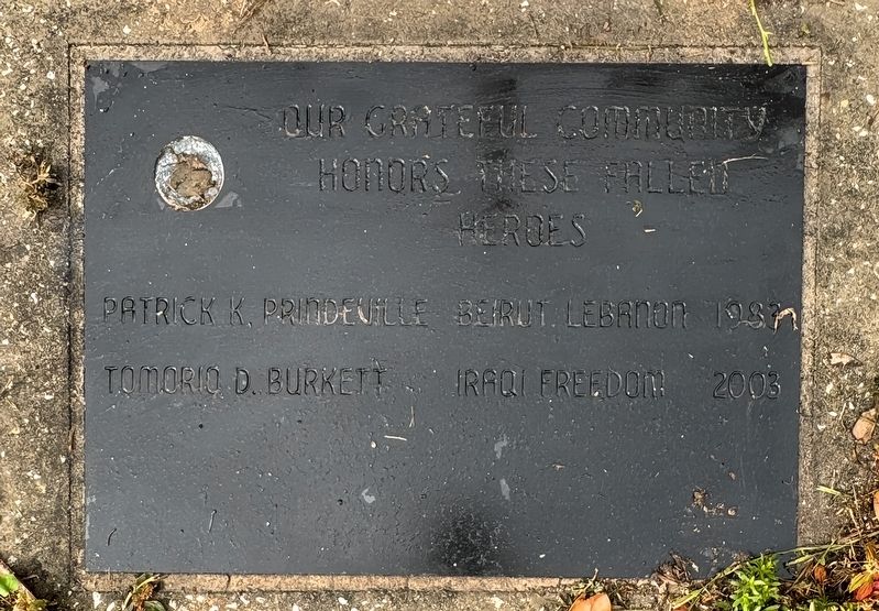 Patrick K. Prindeville and Tomorio D. Burkett Marker image. Click for full size.
