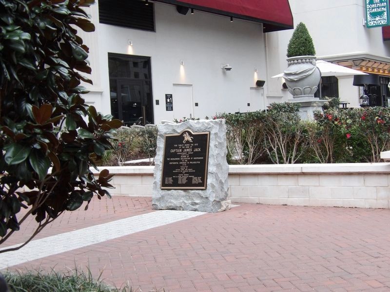Captain James Jack Homesite Marker image. Click for full size.