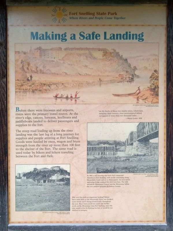 Making a Safe Landing panel image. Click for full size.