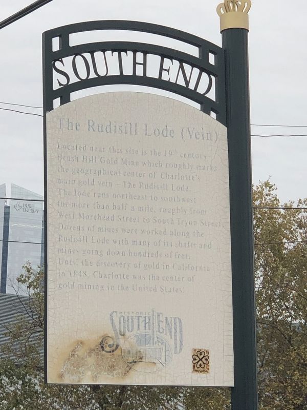 The Rudisill Lode (Vein) Marker image. Click for full size.
