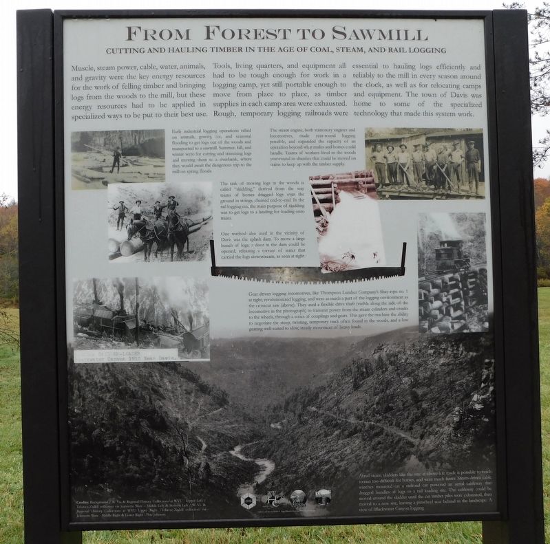 From Forest To Sawmill Marker. Click for full size. From Forest To Sawmill Marker image. Click for full size.