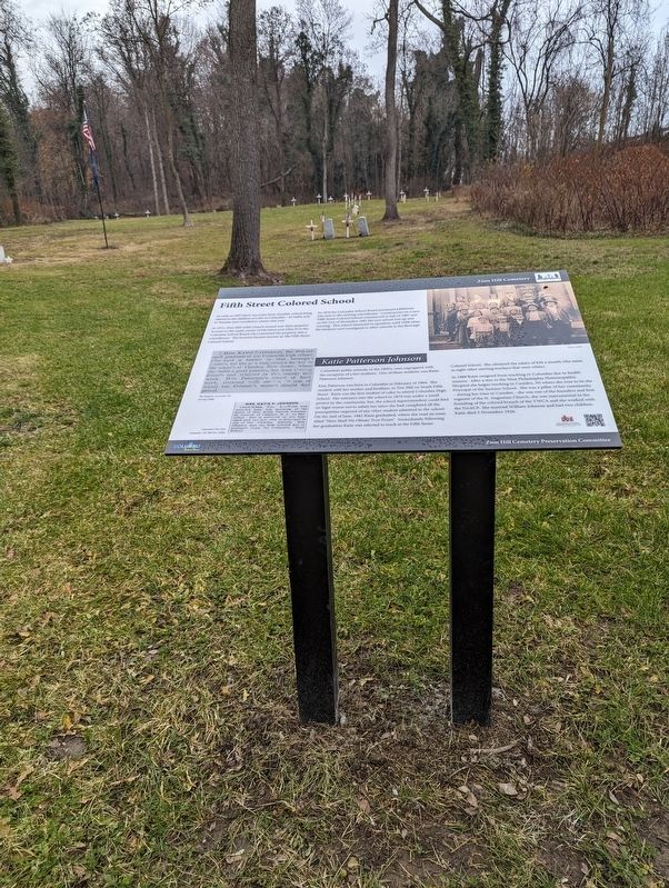 Fifth Street Colored School Marker. Click for full size. Fifth Street Colored School Marker image. Click for full size.