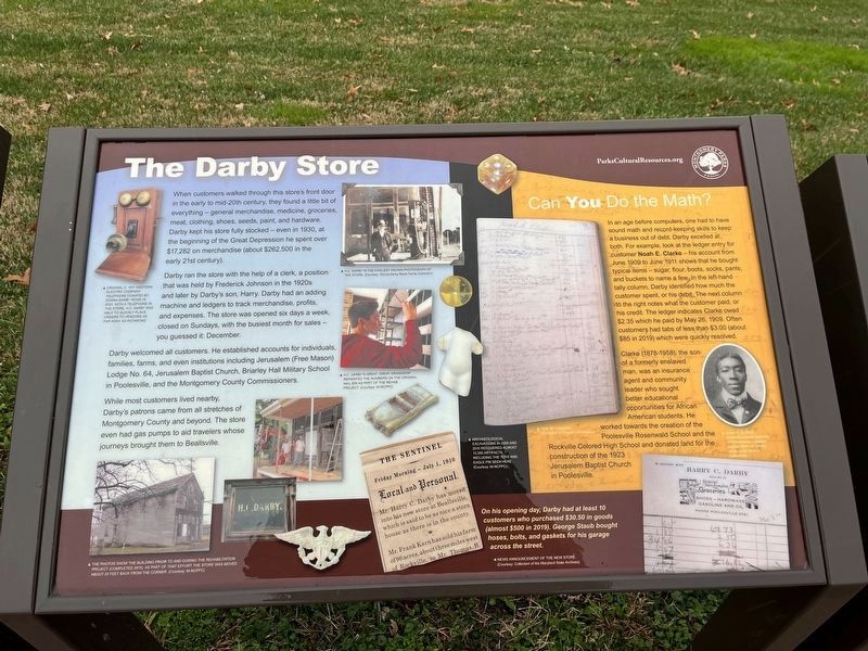The Darby Store Marker image. Click for full size.