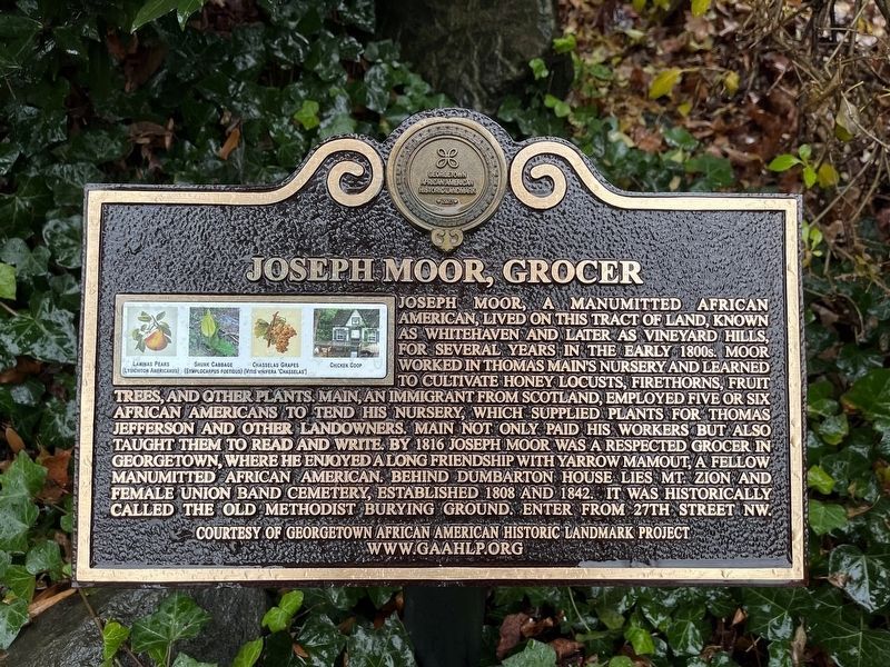 Joseph Moor, Grocer Marker image. Click for full size.