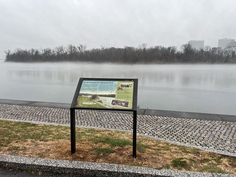 From Seaport to National Park Marker image. Click for full size.