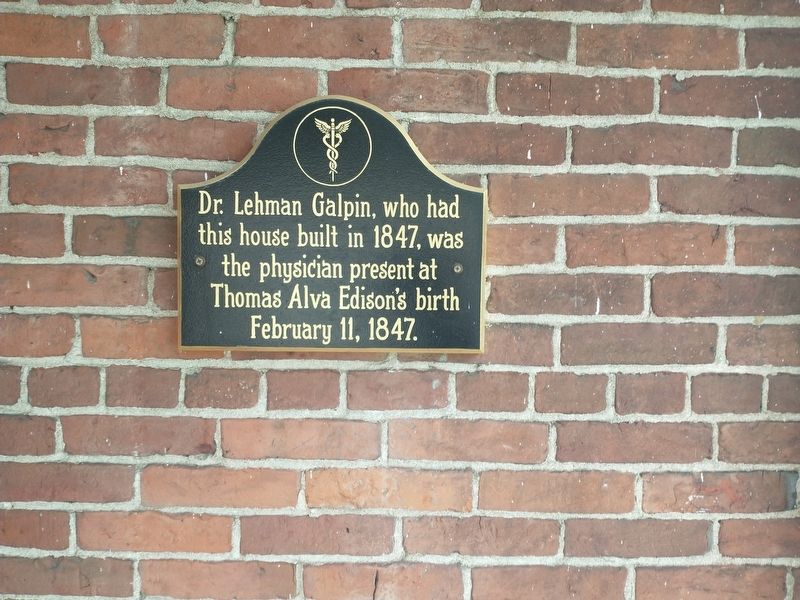Dr. Lehman Galpin Marker image. Click for full size.