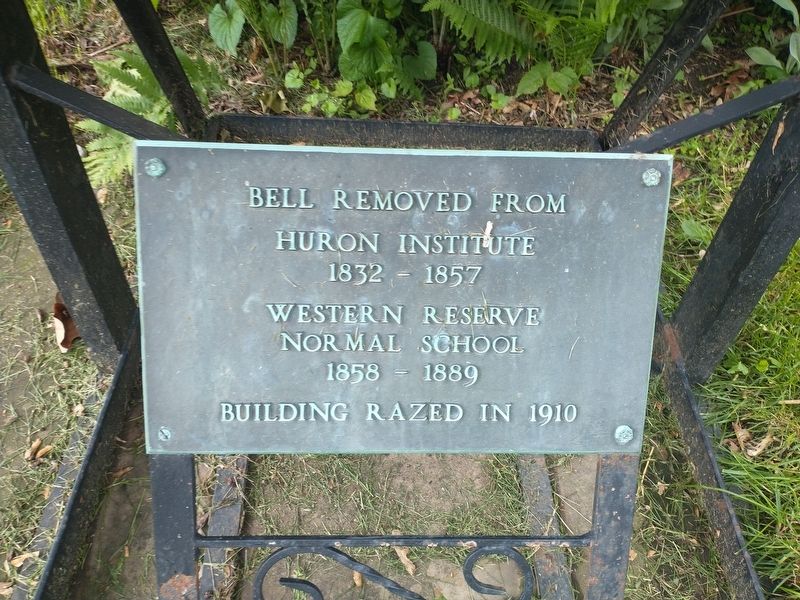 Huron Institute Bell Marker image. Click for full size.