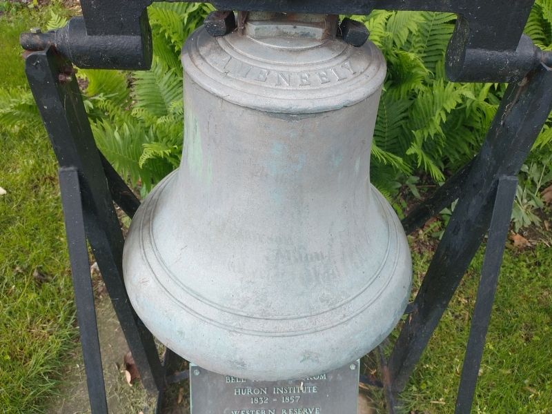 Huron Institute Bell image. Click for full size.