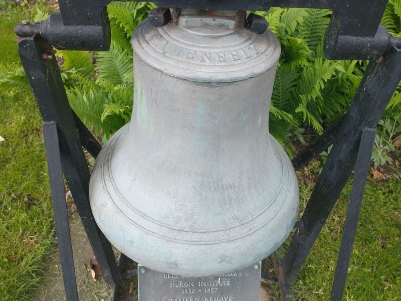 Huron Institute Bell image. Click for full size.