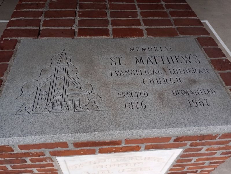 St. Matthews Memorial Marker image. Click for full size.