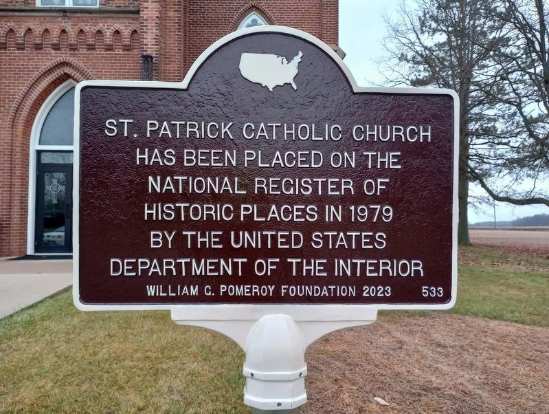 St. Patrick Catholic Church Marker image. Click for more information.