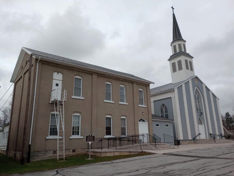 St. John Catholic Church and Parish Hall. Click for full size. St. John Catholic Church and Parish Hall image. Click for full size.