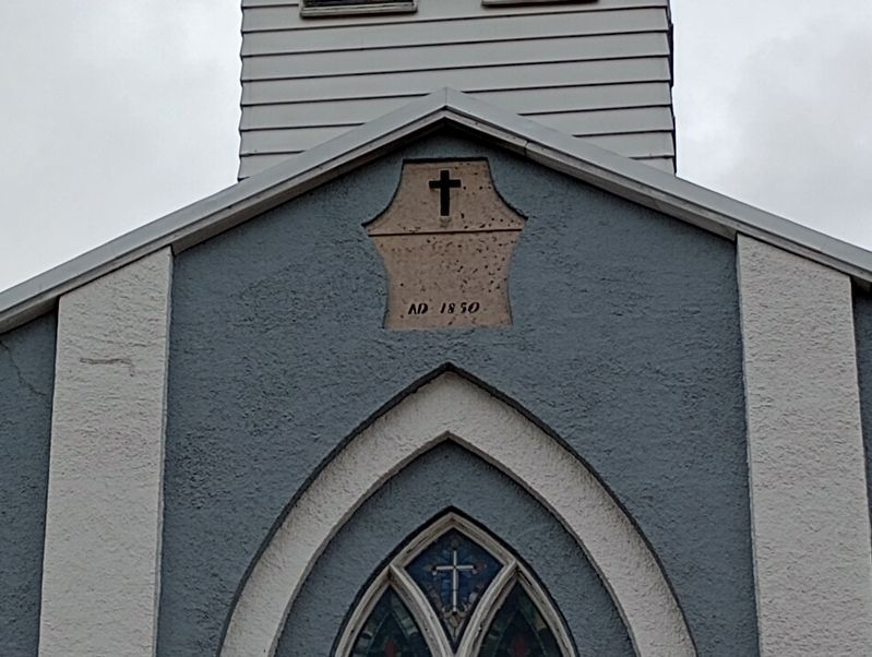 St. John Catholic Church date stone. Click for full size. St. John Catholic Church date stone image. Click for full size.