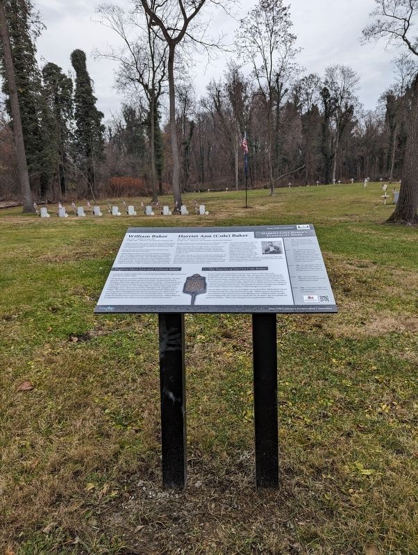 William Baker / Harriet Ann (Cole) Baker Marker. Click for full size. William Baker / Harriet Ann (Cole) Baker Marker image. Click for full size.
