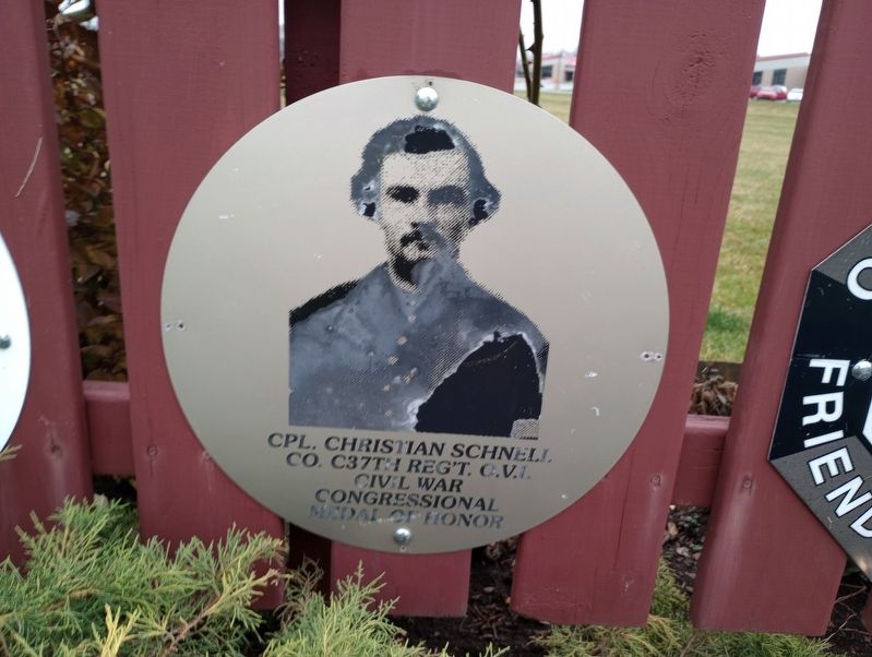 Cpl. Christian Schnell Marker. Click for full size. Cpl. Christian Schnell Marker image. Click for full size.